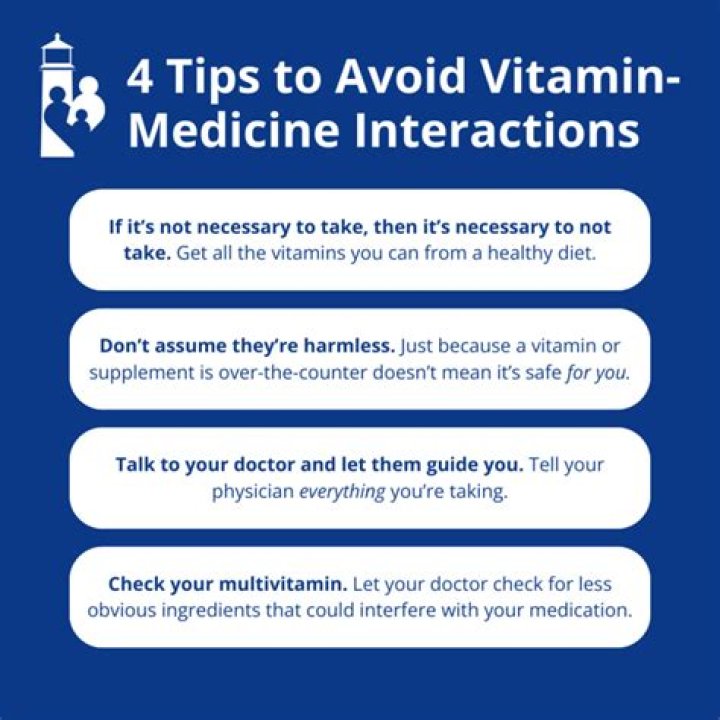 Can you take vitamins with medication?