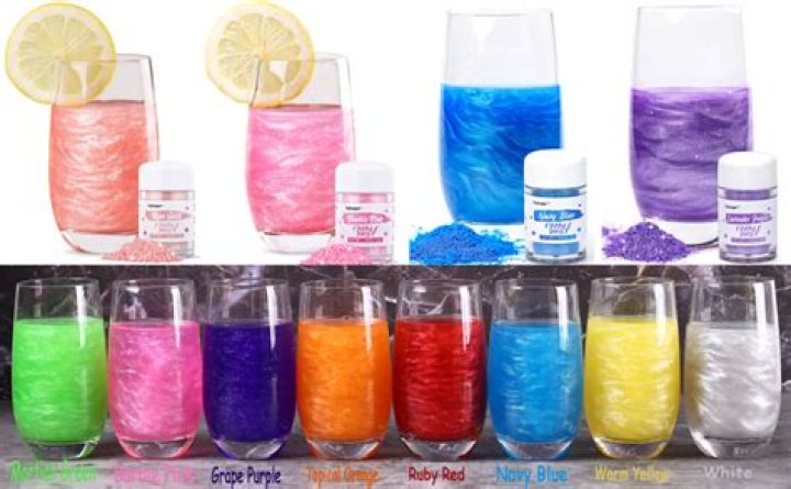 Does edible glitter dissolve in water?