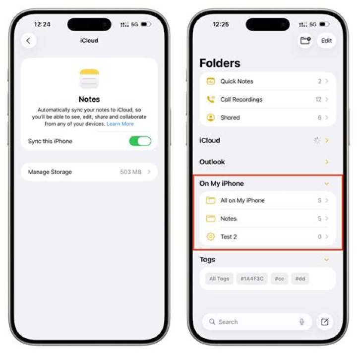 Does iCloud backup notes on iPhone?