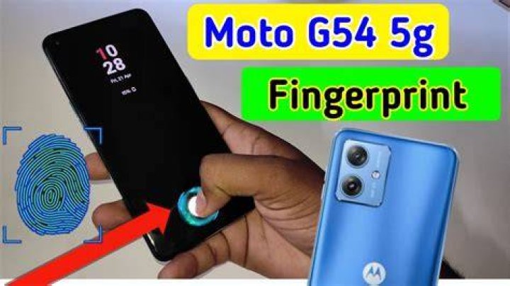 Does Moto g5s have fingerprint sensor?