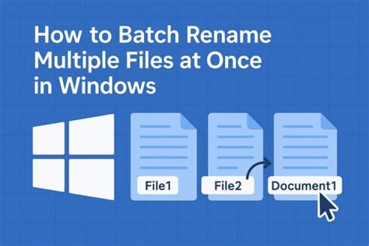How do I batch rename files in Windows 7?