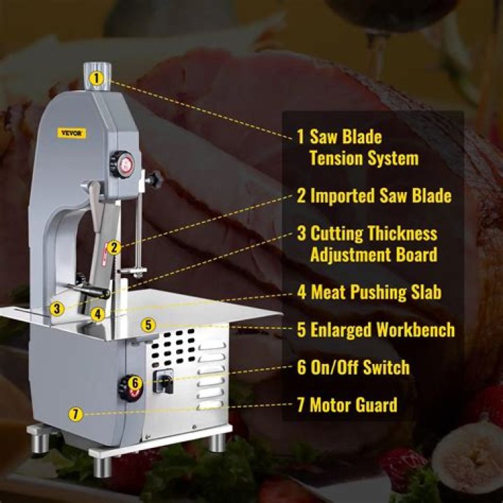 How do you clean a bone saw machine?