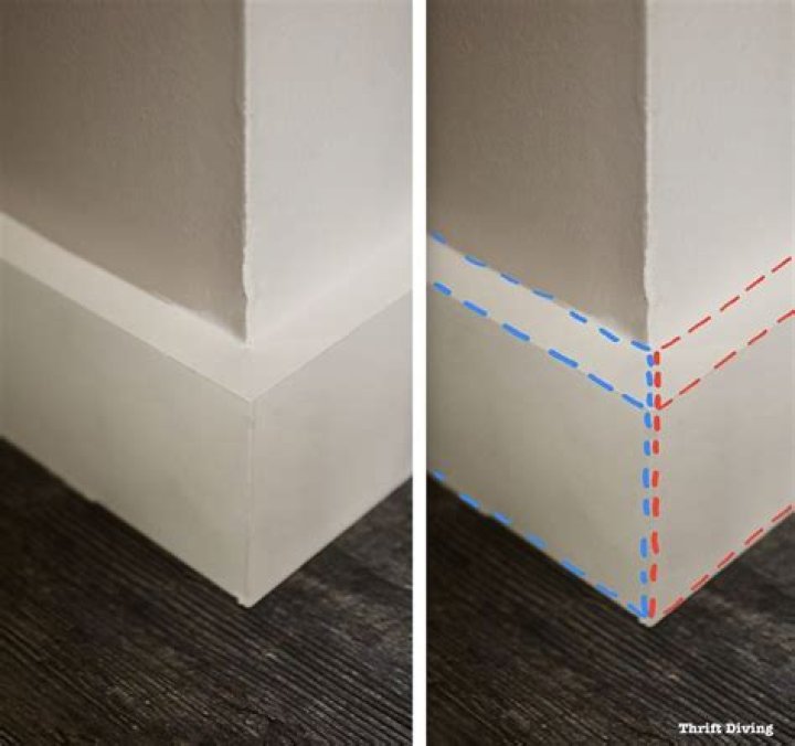 How do you cut floor trim?