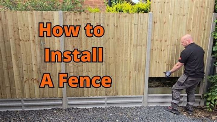 How do you install a flex fence?