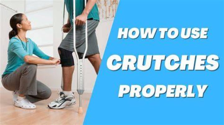 How do you use crutches properly?