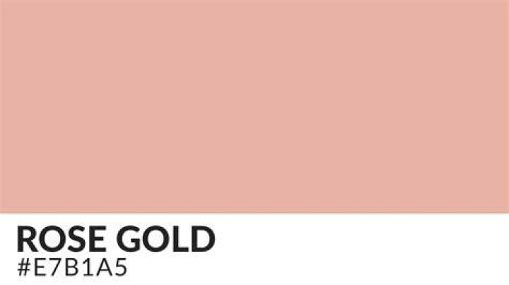 What Colour is rose gold?