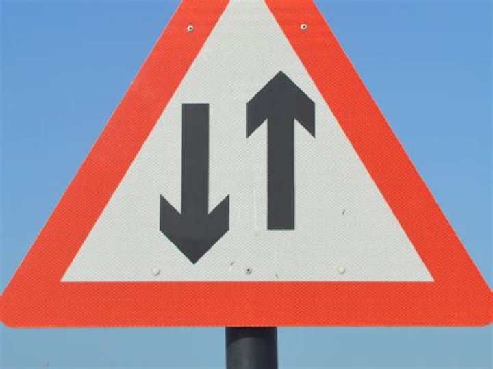What does triangle traffic sign mean?