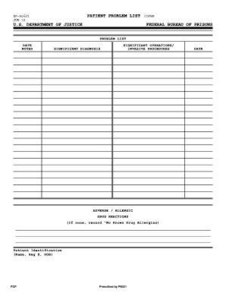 What is a medical problem list?