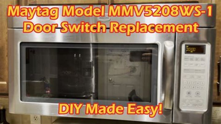 What is a microwave door switch?