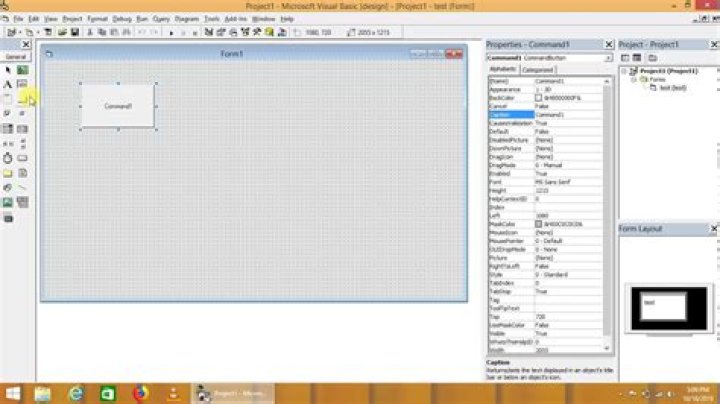What is an event handler in Visual Basic?