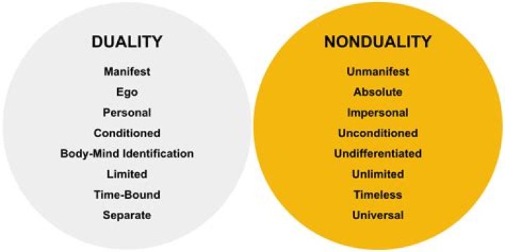 What is duality and non duality?