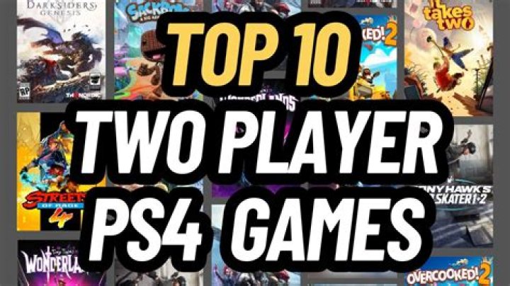What ps4 games are 2 player?