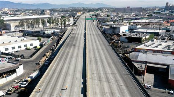 When was the 10 freeway built?