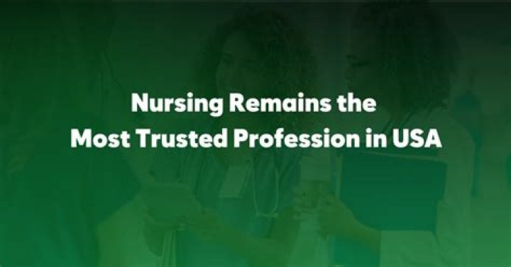Why is nursing a trusted profession?